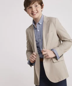 Boys' Stretch Flannel Plaid Shirt