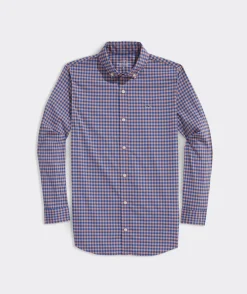 Boys' Stretch Flannel Plaid Shirt