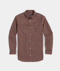 Boys' Stretch Flannel Tartan Shirt