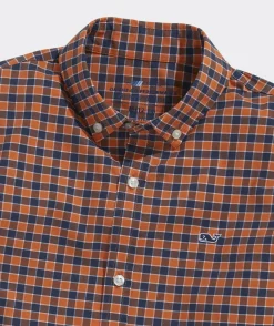 Boys' Stretch Flannel Tartan Shirt