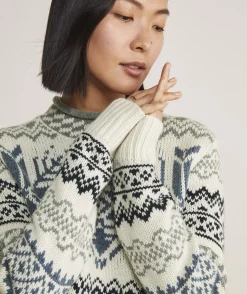 Breton Stripe Mockneck Sweater