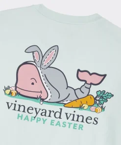 Bunny Suit Whale Long-Sleeve Pocket Tee