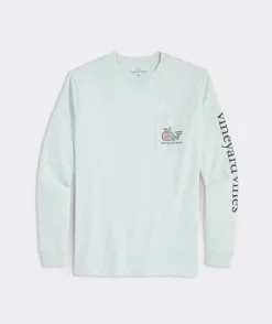 Bunny Suit Whale Long-Sleeve Pocket Tee