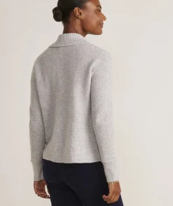 Cashmere Cable Shine Crewneck Sweater