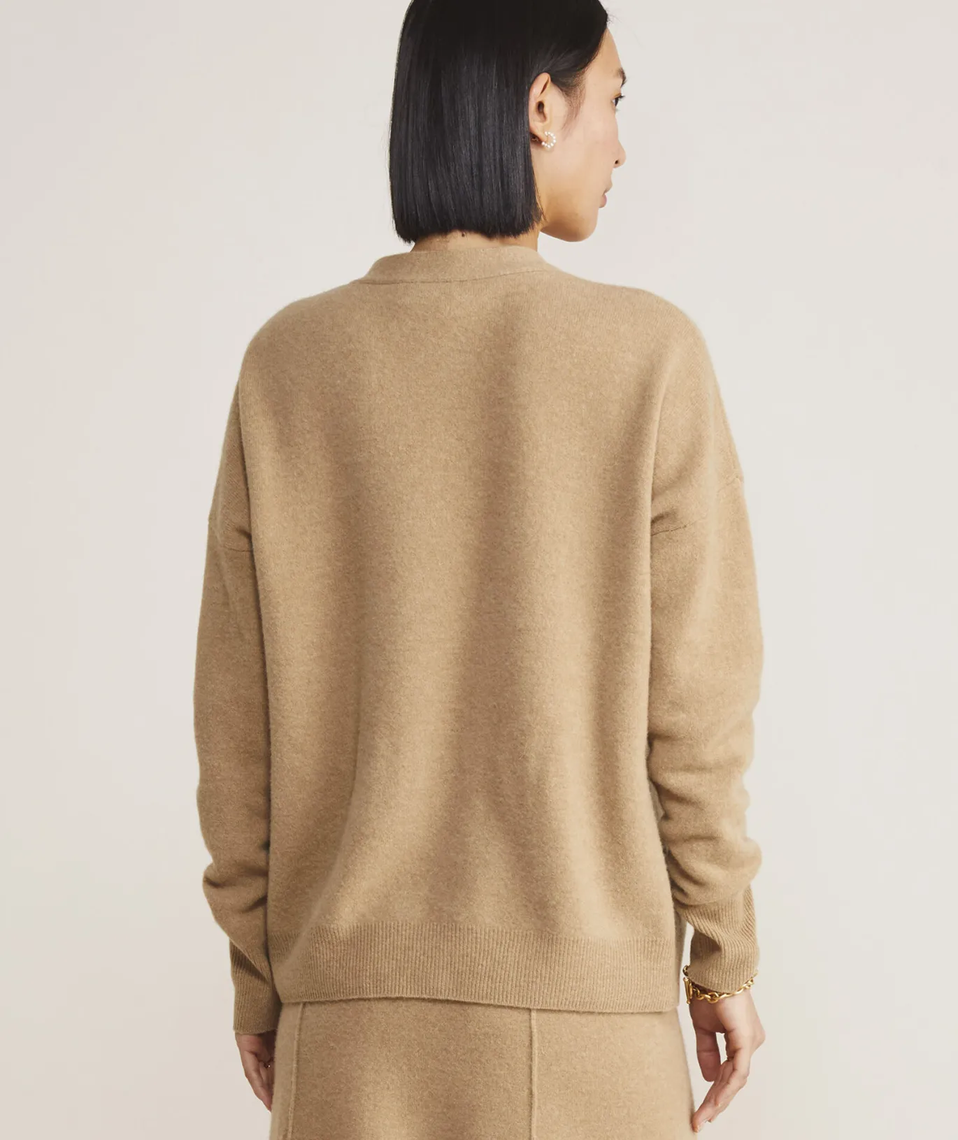 Cashmere Classic Cable Crewneck Sweater