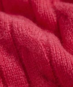 Cashmere Classic Cable Crewneck Sweater