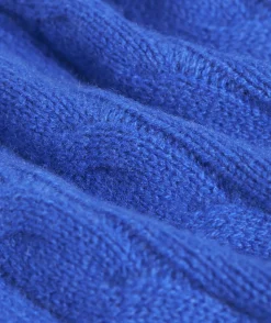Cashmere Classic Cable Crewneck Sweater