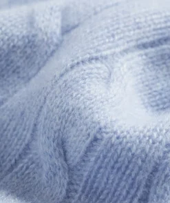 Cashmere Classic Cable Crewneck Sweater