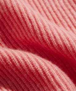 Cashmere Fisherman Rib Quarter-Zip Sweater