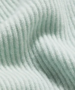 Cashmere Fisherman Rib Quarter-Zip Sweater