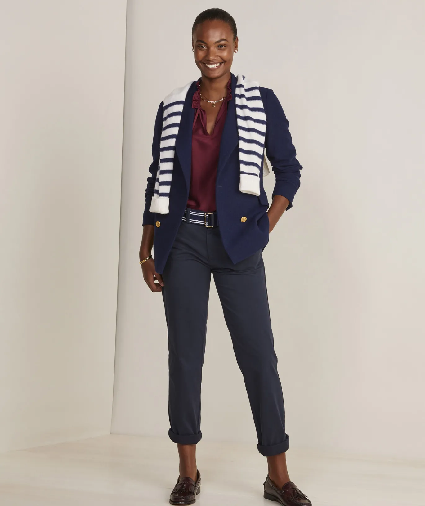 Cinched Puff-Sleeve Top