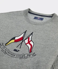Clean Fleece Embroidered Crewneck