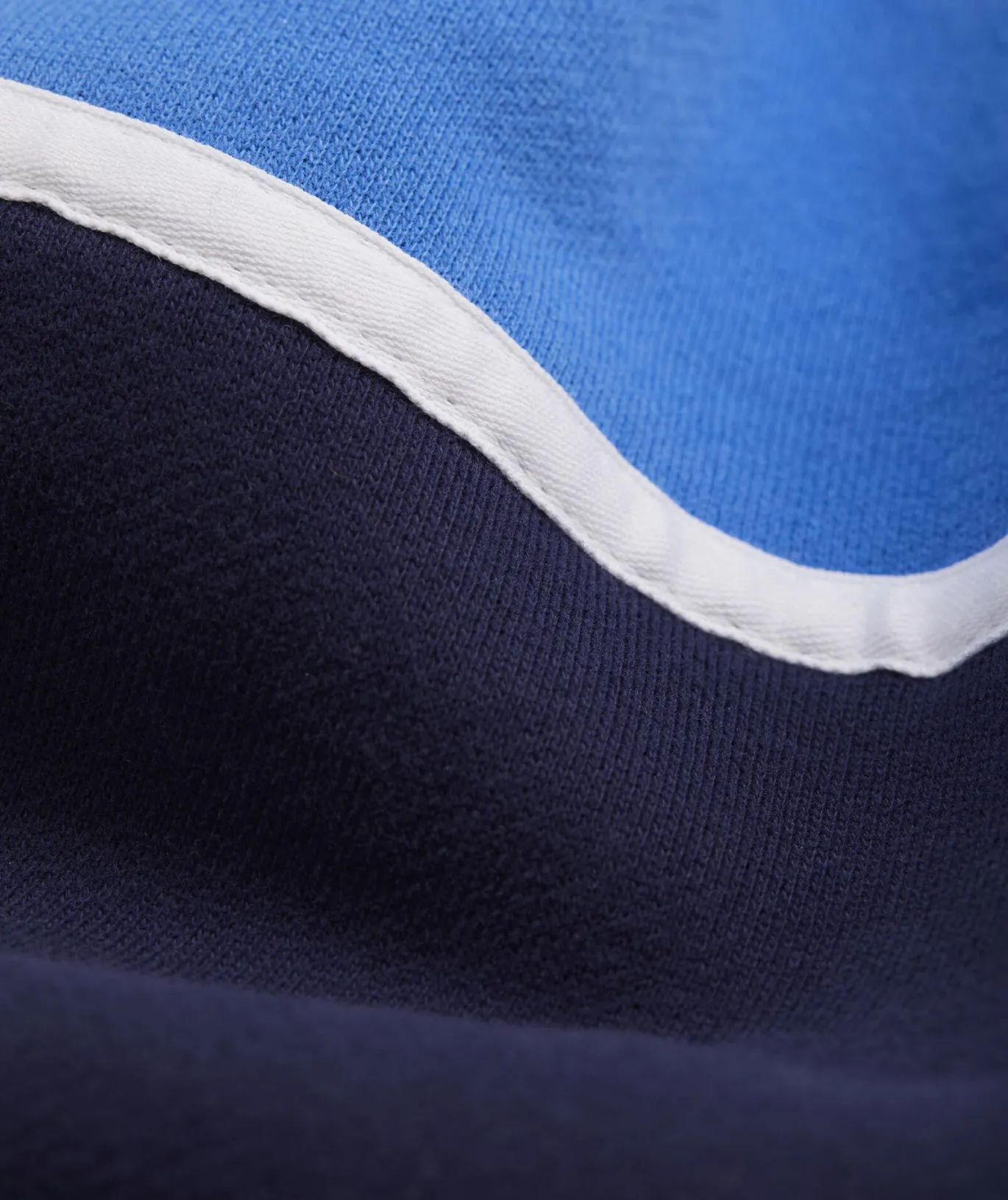 Colorblock Clean Fleece Crewneck