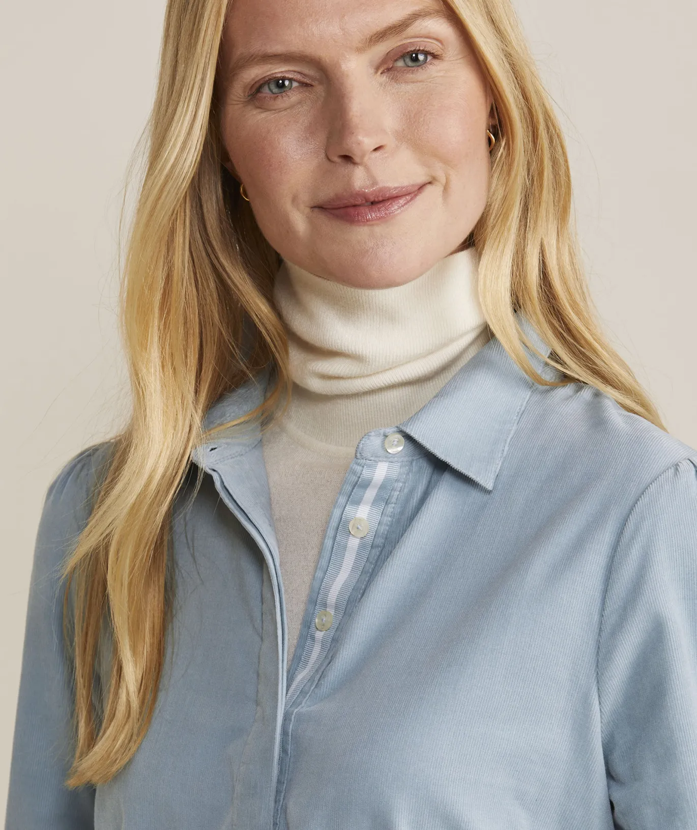 Cord Popover Dress