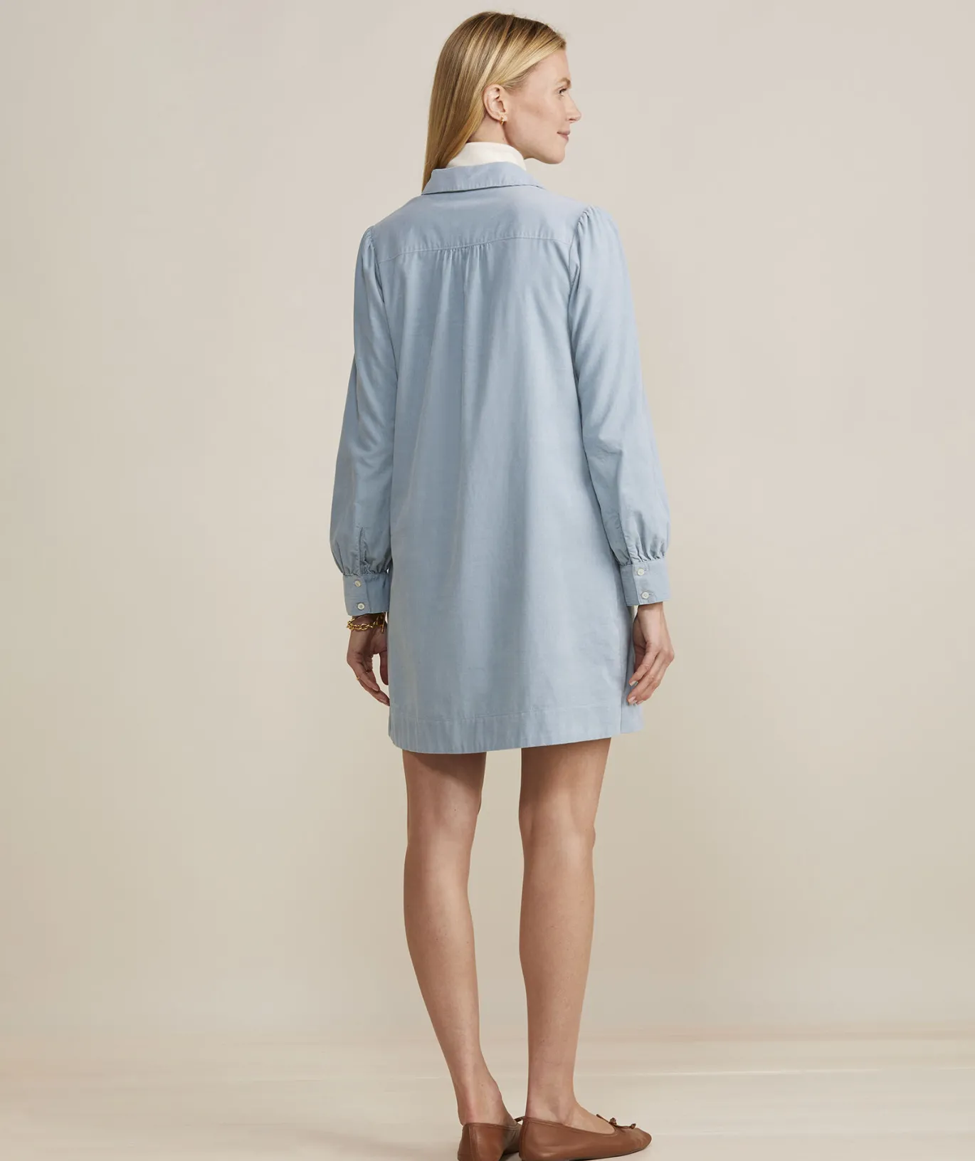 Cord Popover Dress