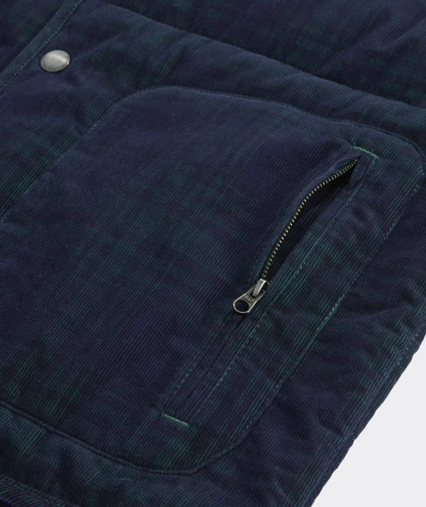 Corduroy Blackwatch Puffer Vest