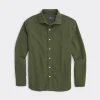 Corduroy Spread Collar Shirt