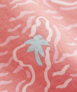 Cotton Short-Sleeve Gulf Floral Shirt