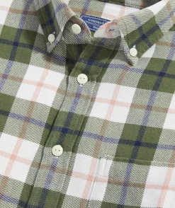 Cotton Twill Plaid Shirt