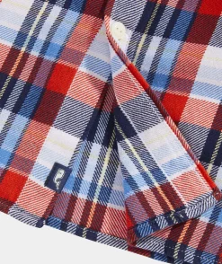 Cotton Twill Plaid Shirt