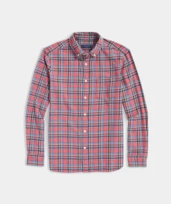 Cotton Twill Plaid Shirt