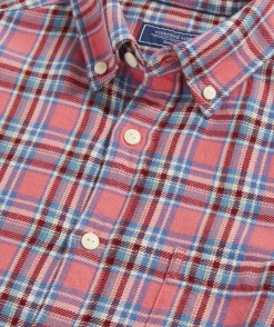 Cotton Twill Plaid Shirt