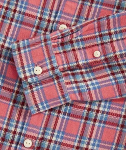 Cotton Twill Plaid Shirt