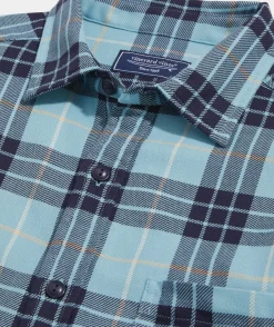 Cotton Twill Plaid Shirt