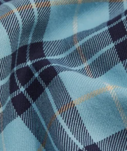 Cotton Twill Plaid Shirt
