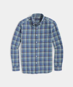Cotton Twill Plaid Shirt