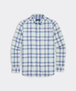Cotton Twill Plaid Shirt