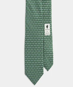 Crossed Tennis Rackets Silk Tie