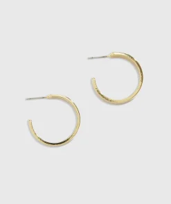 Deux Pearl Hoop Earrings
