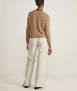 Diamond Pointelle Seaspun Cashmere Sweater