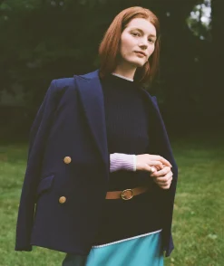 Double Breasted Wool Blazer