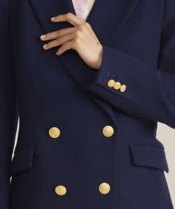 Double Breasted Wool Blazer