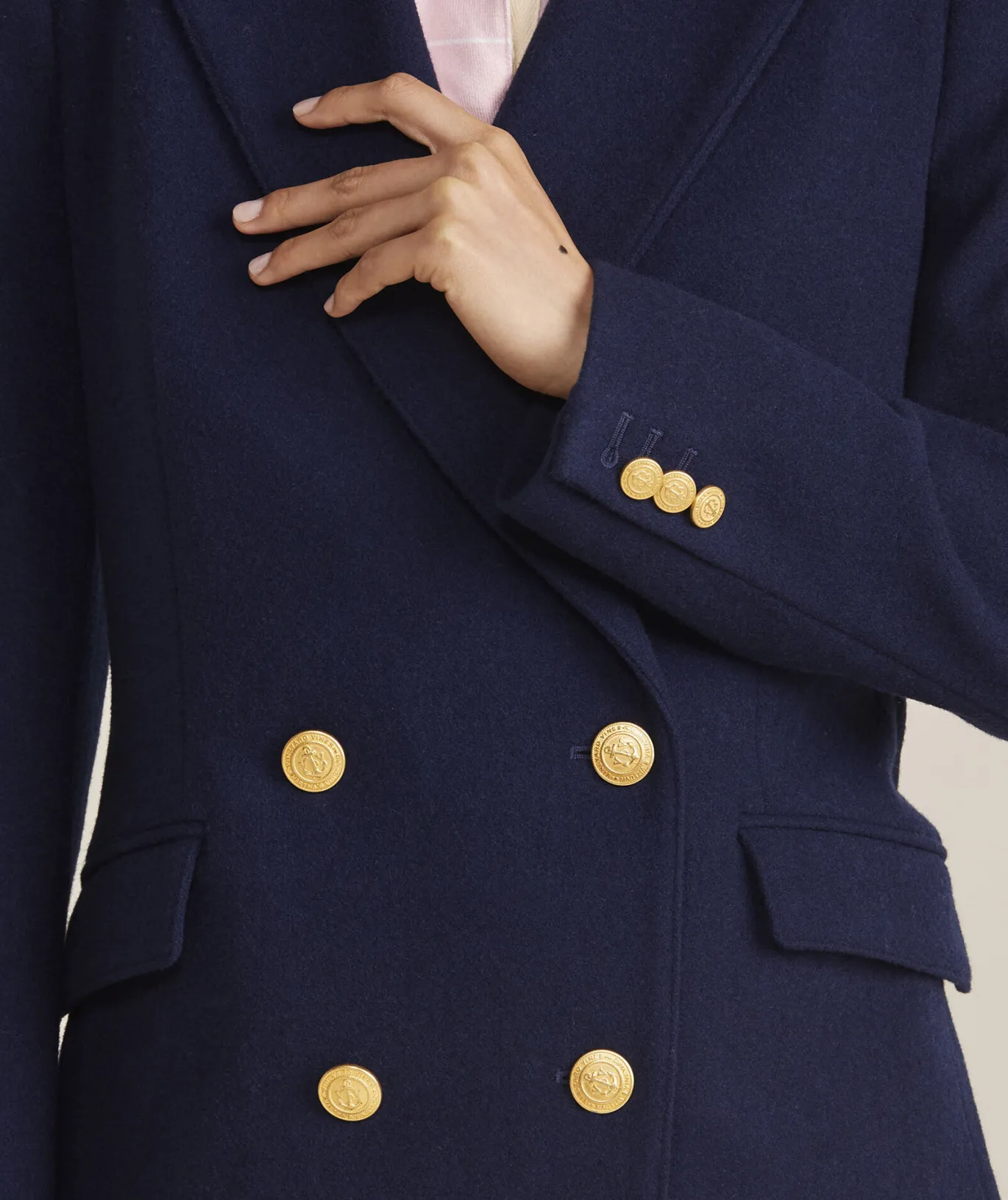 Double Breasted Wool Blazer
