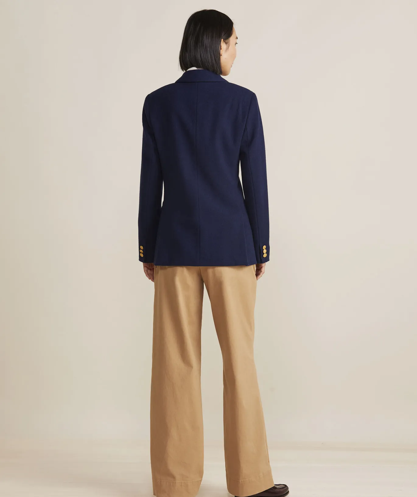 Double Breasted Wool Blazer