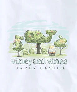 Easter Bushes Long-Sleeve Pocket Tee