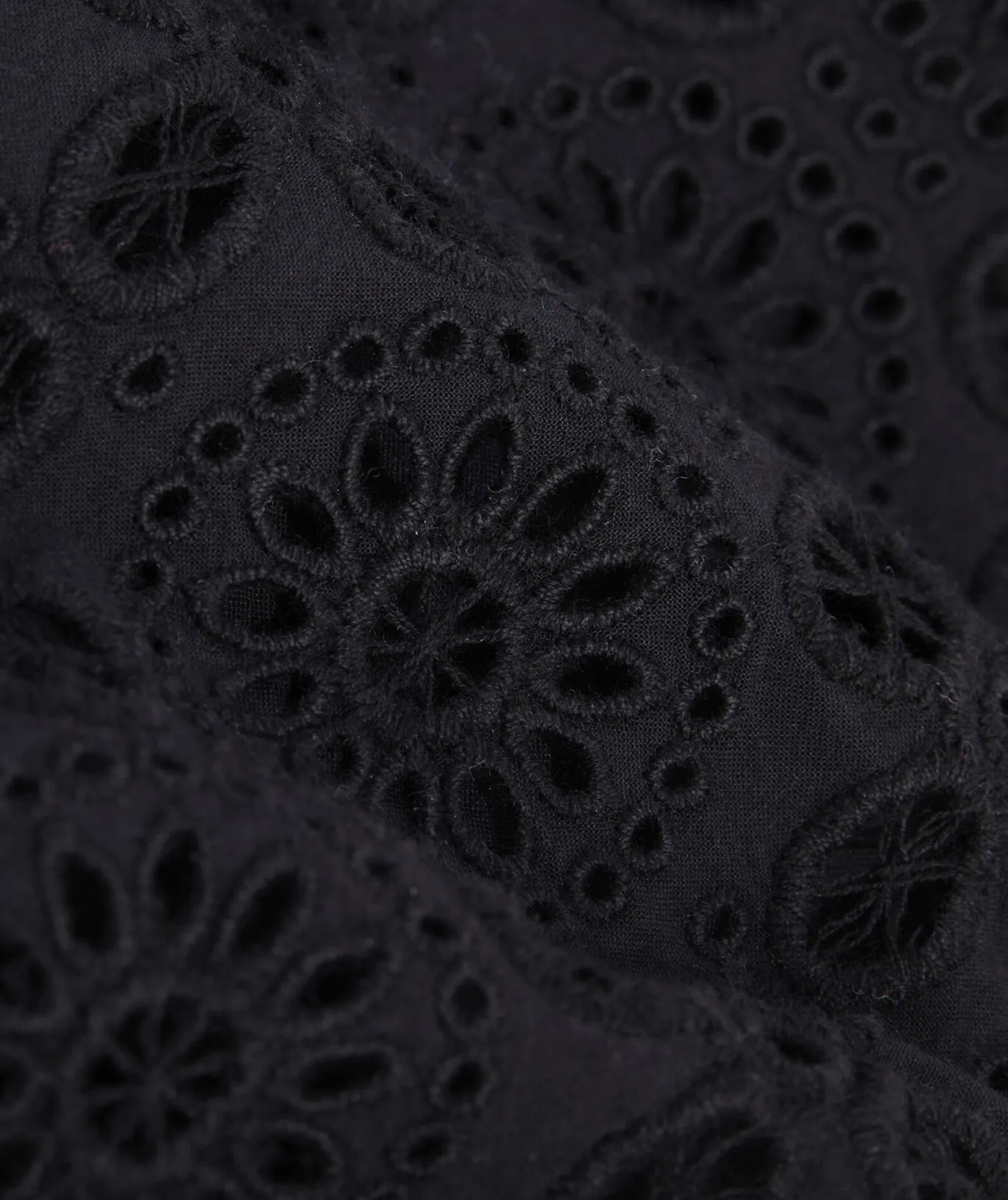 Eyelet Tiered Ruffle Dress
