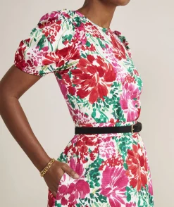 Faille Midi Skirt