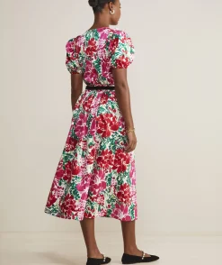 Faille Midi Skirt