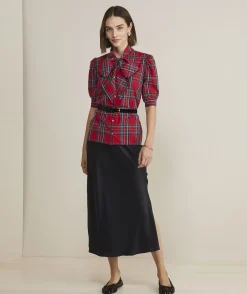 Fenwick Paisley Ruffle Sleeve Top