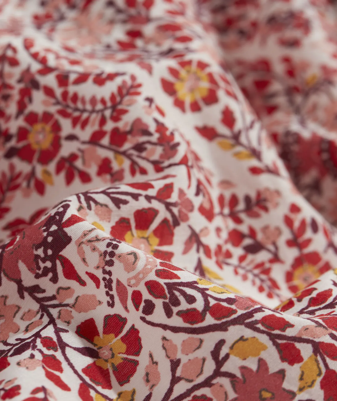 Fenwick Paisley Smocked Midi Dress