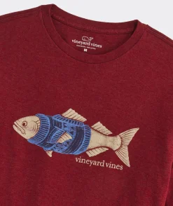 Fish In Sweater Long-Sleeve Tee