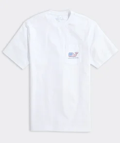 Flag Whale Short Sleeve Pocket Tee