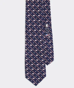 Flags Rep Stripe Printed Tie