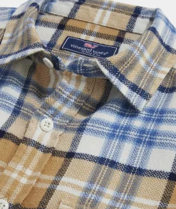 Flannel Plaid Herringbone Workshirt