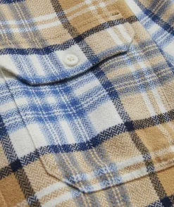 Flannel Plaid Herringbone Workshirt