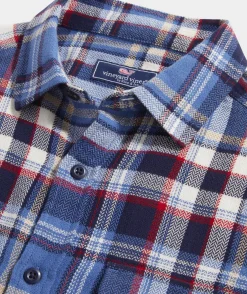Flannel Plaid Herringbone Workshirt